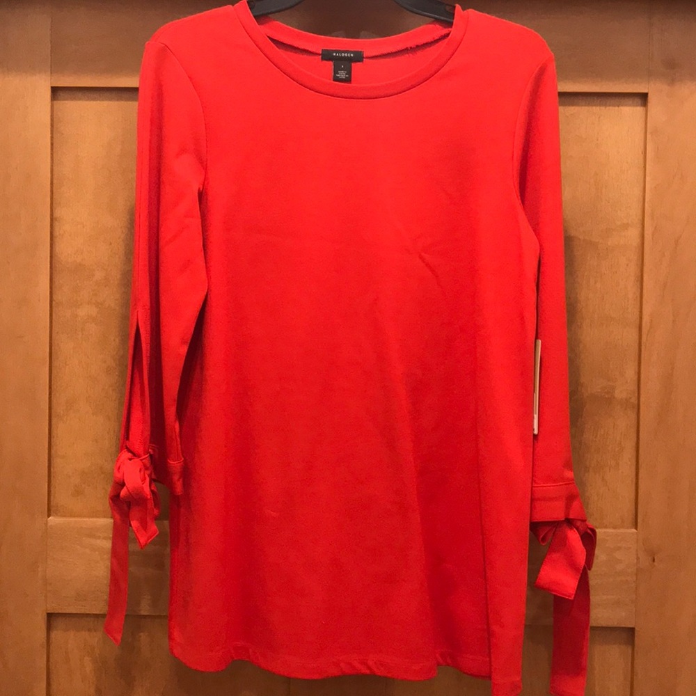 Perfect for Valentines Day! Nordstrom Halogen 3/4 tie sleeve top